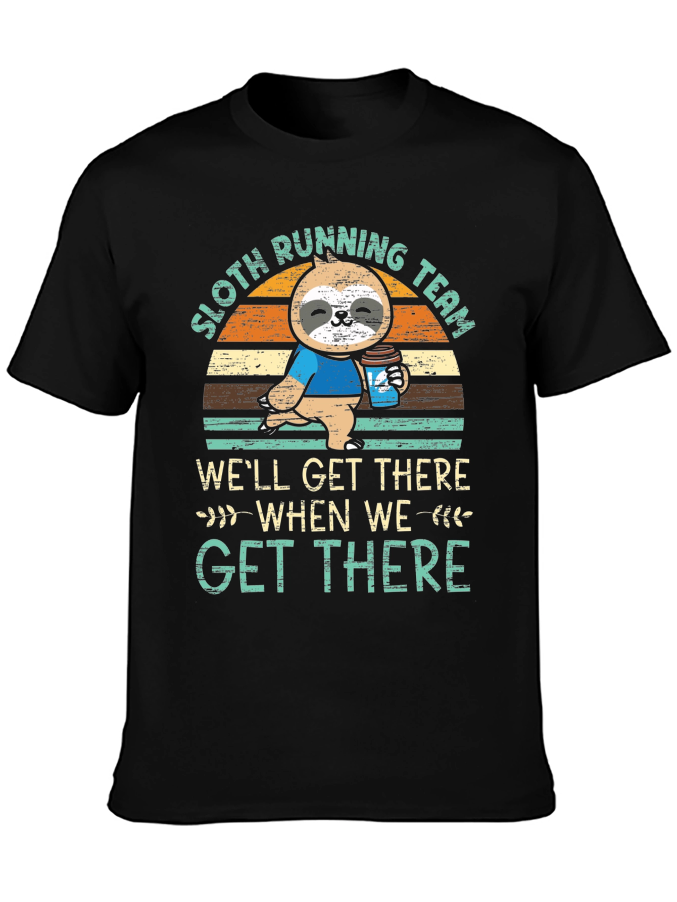 Sloth Running Team Graphic Tee