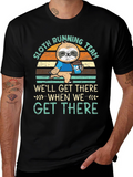 Sloth Running Team Graphic Tee