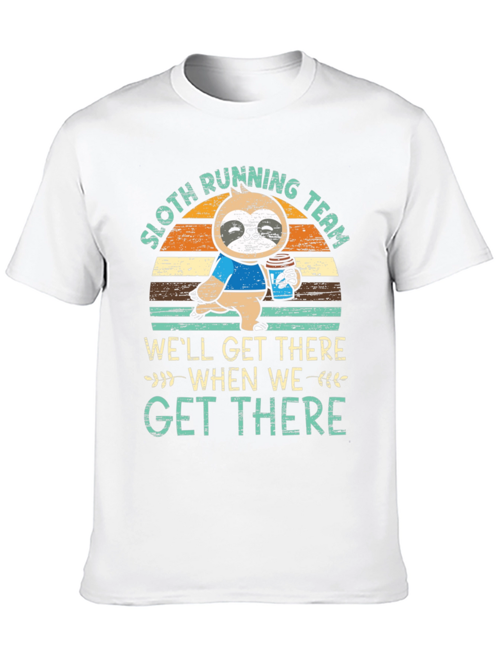 Sloth Running Team Graphic Tee
