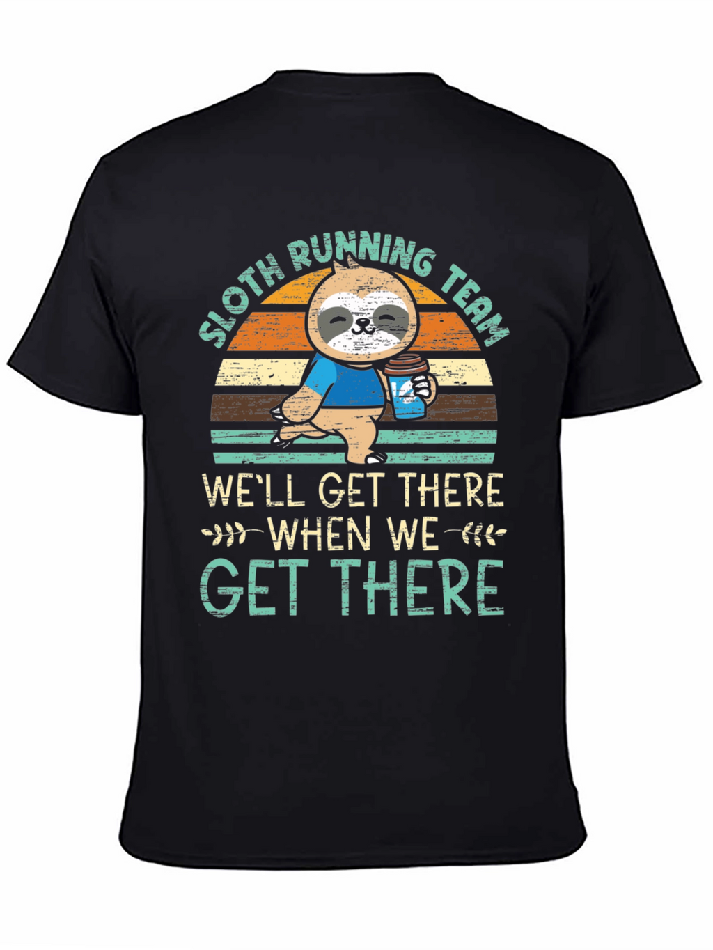 Sloth Running Team Graphic Tee