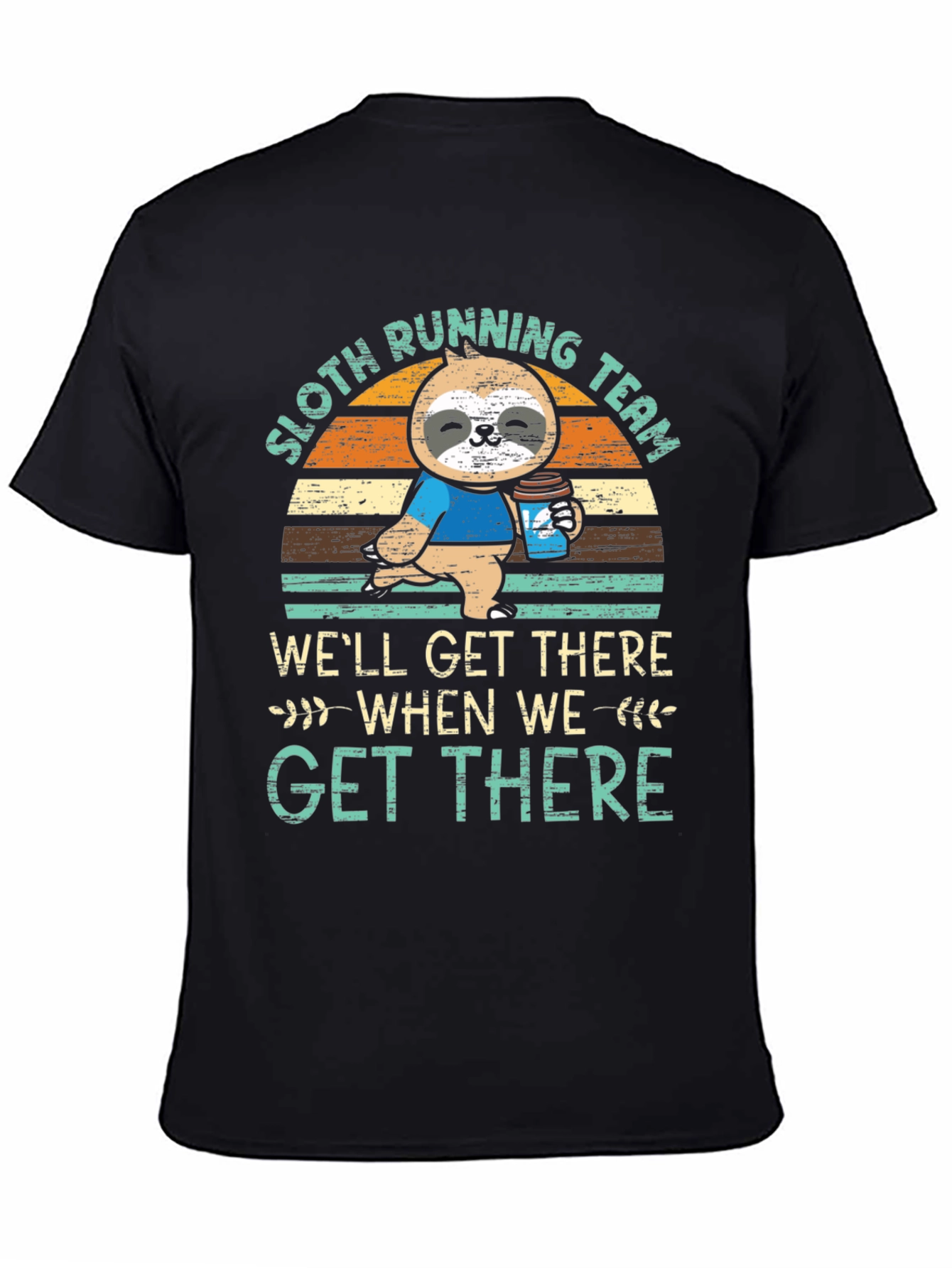 Sloth Running Team Graphic Tee