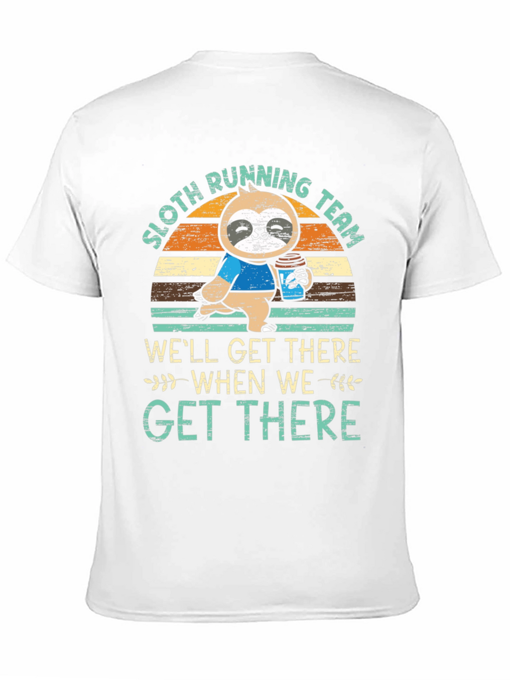 Sloth Running Team Graphic Tee