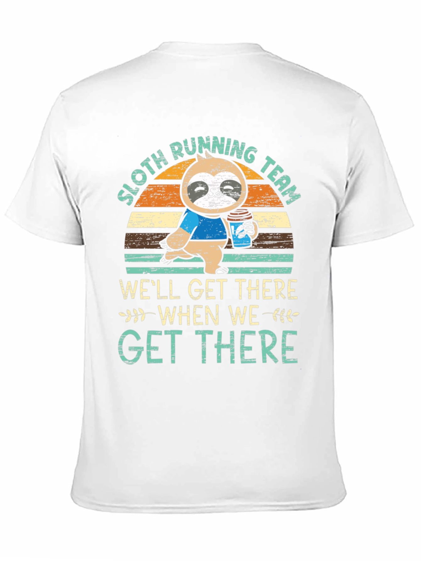 Sloth Running Team Graphic Tee