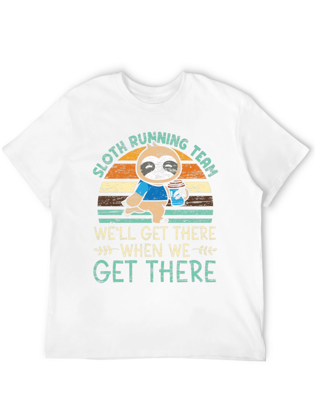 Sloth Running Team Graphic Tee
