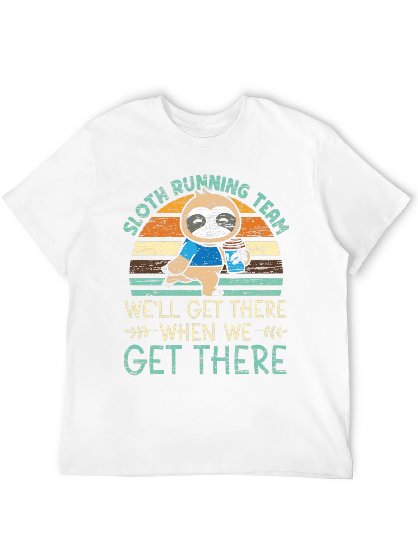 Sloth Running Team Graphic Tee