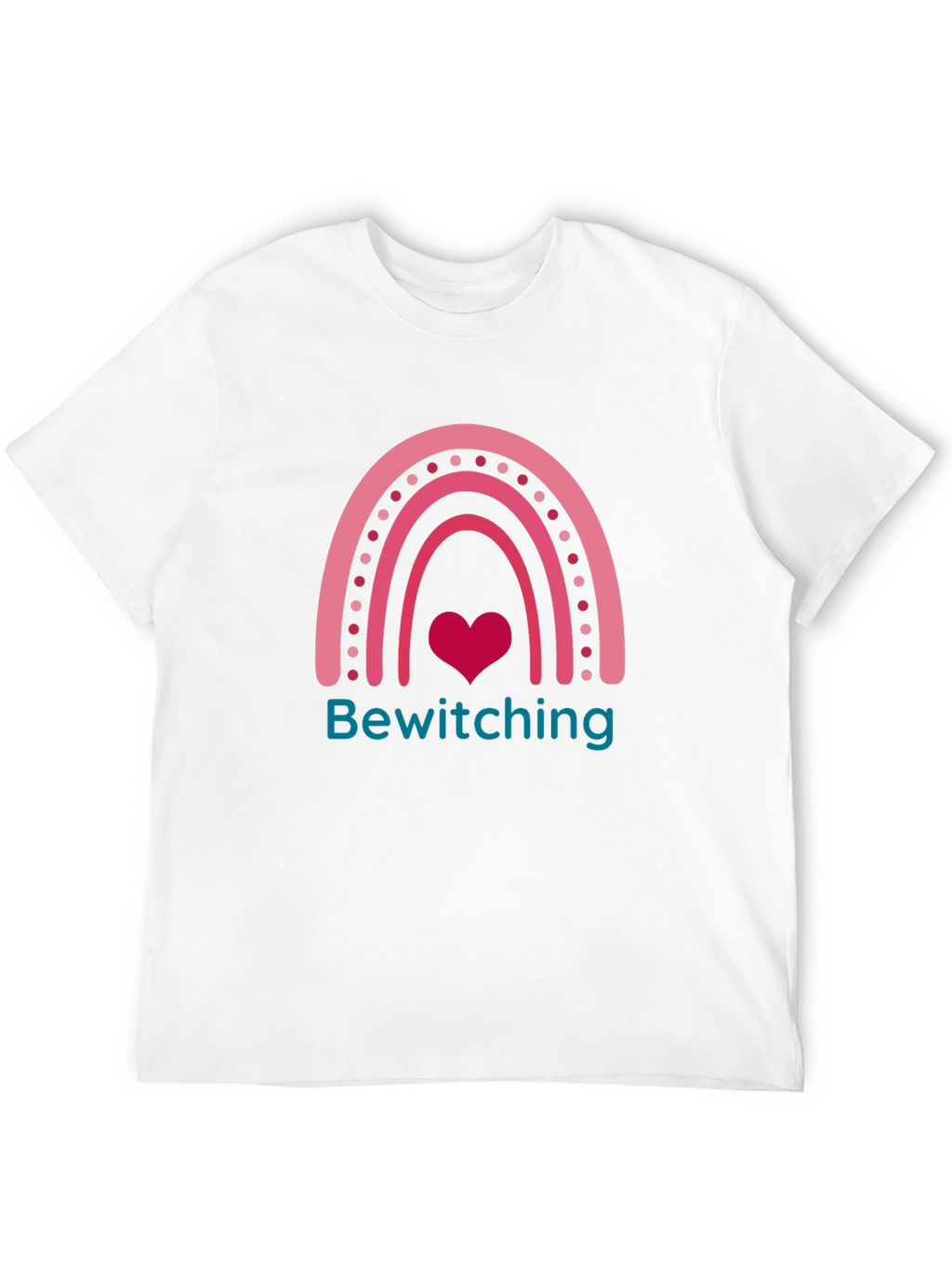 Bewitching Rainbow Heart Graphic T-Shirt