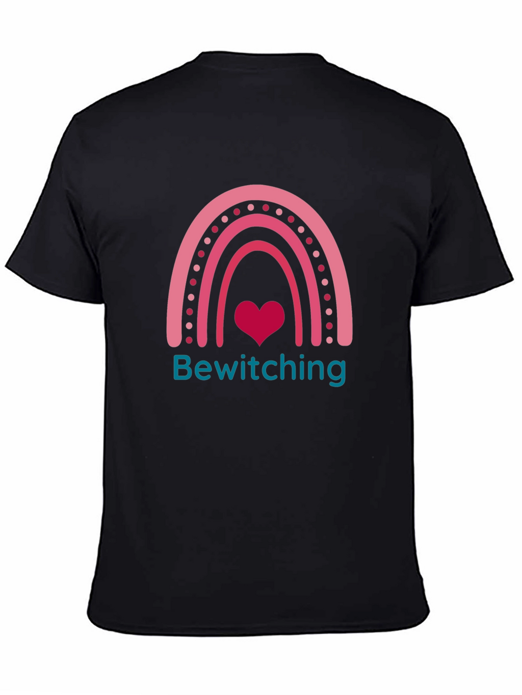 Bewitching Rainbow Heart Graphic T-Shirt
