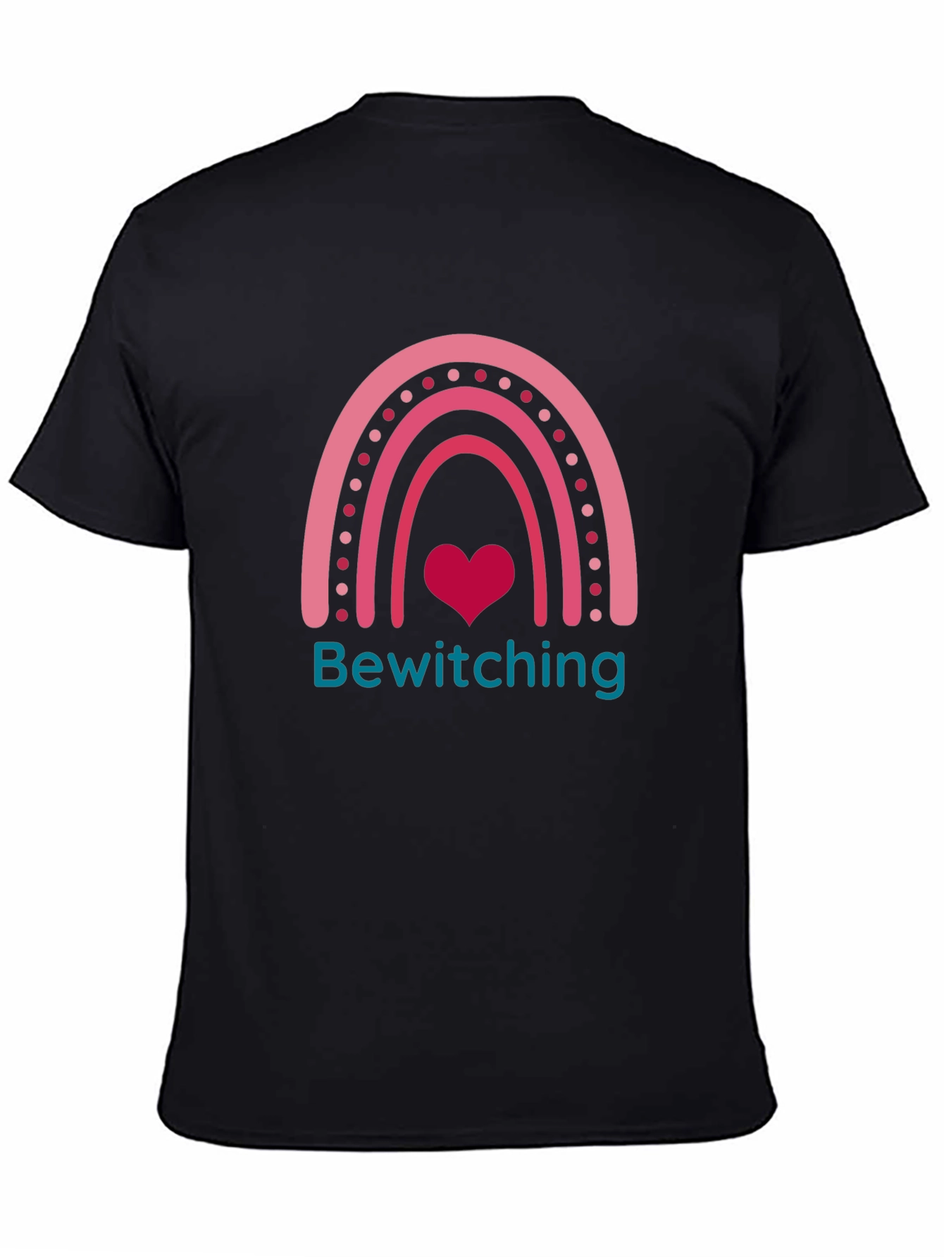 Bewitching Rainbow Heart Graphic T-Shirt