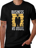 Business As Usual Bull T-Shirt