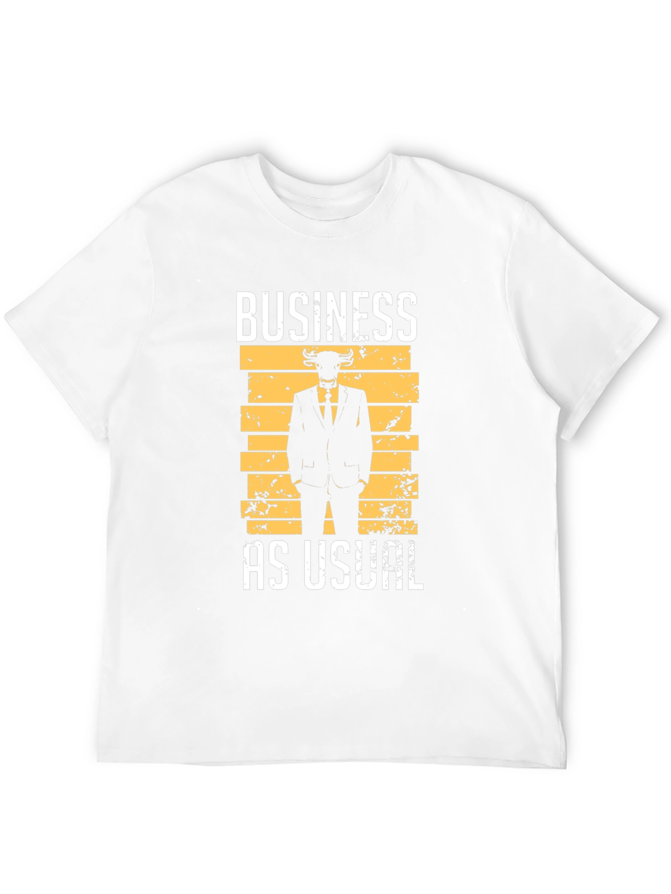 Business As Usual Bull T-Shirt