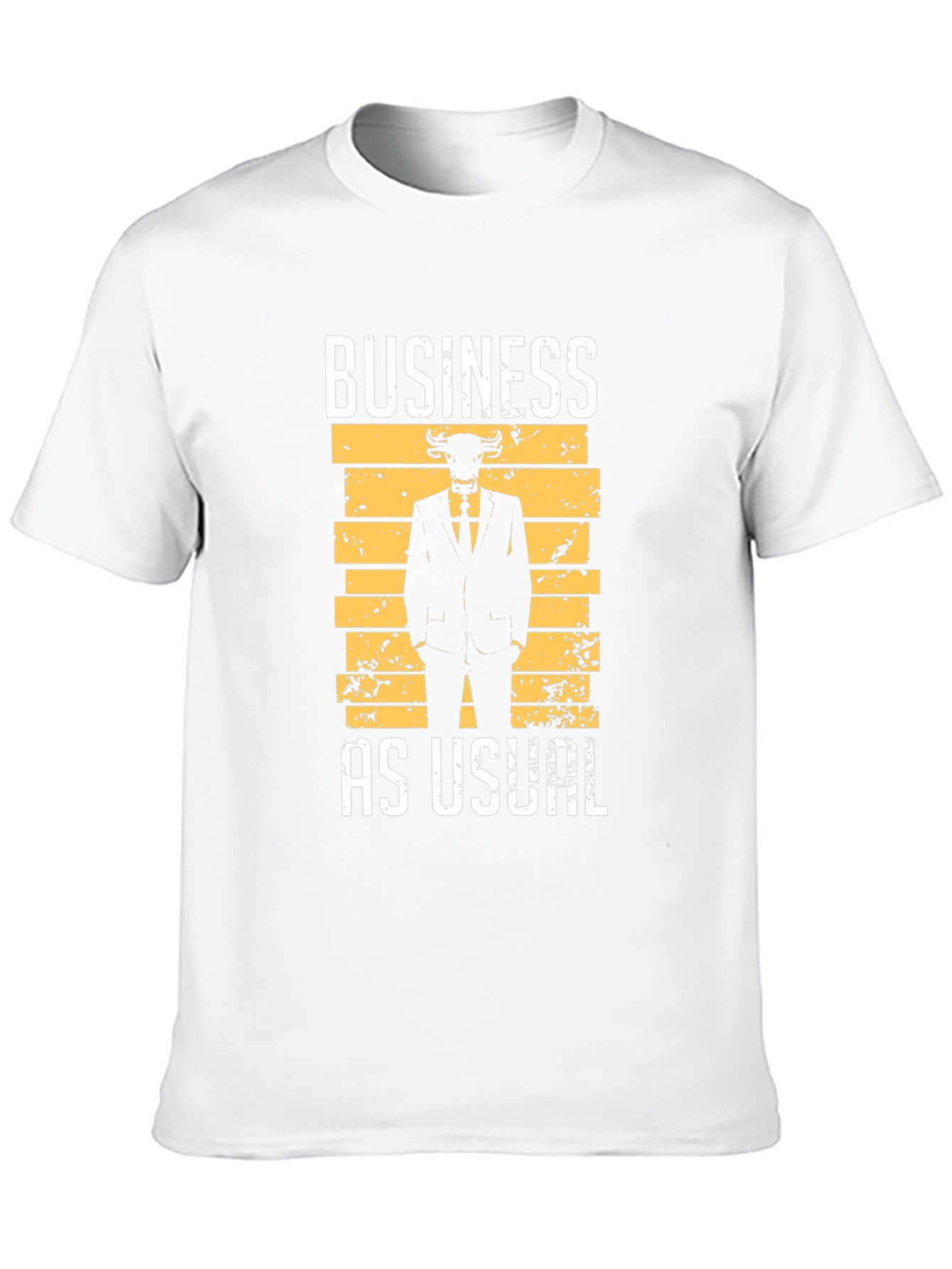 Business As Usual Bull T-Shirt