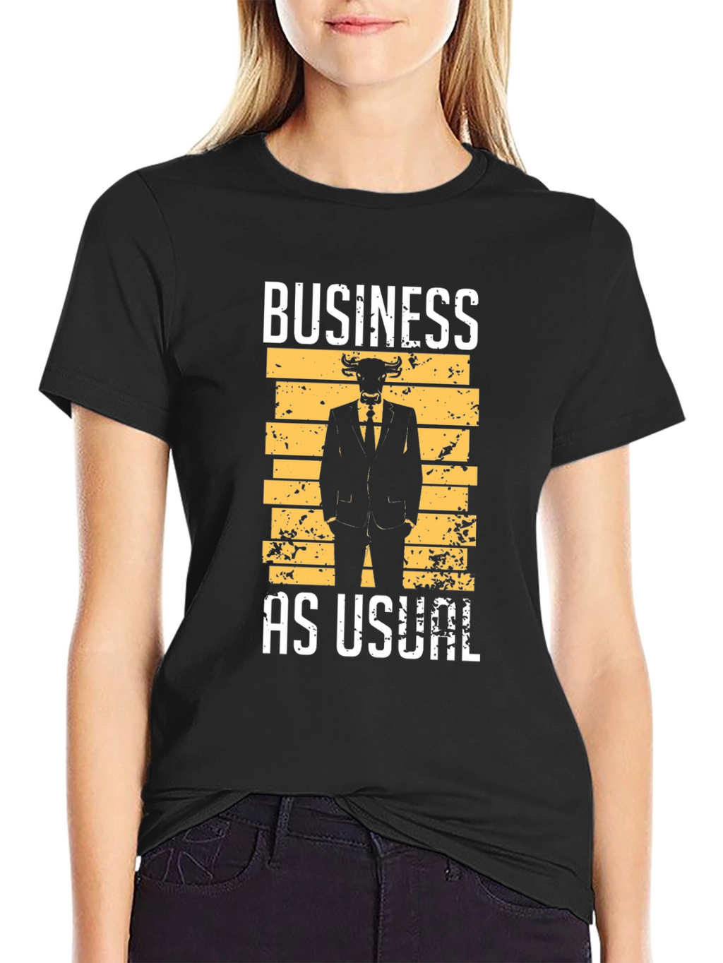 Business As Usual Bull T-Shirt