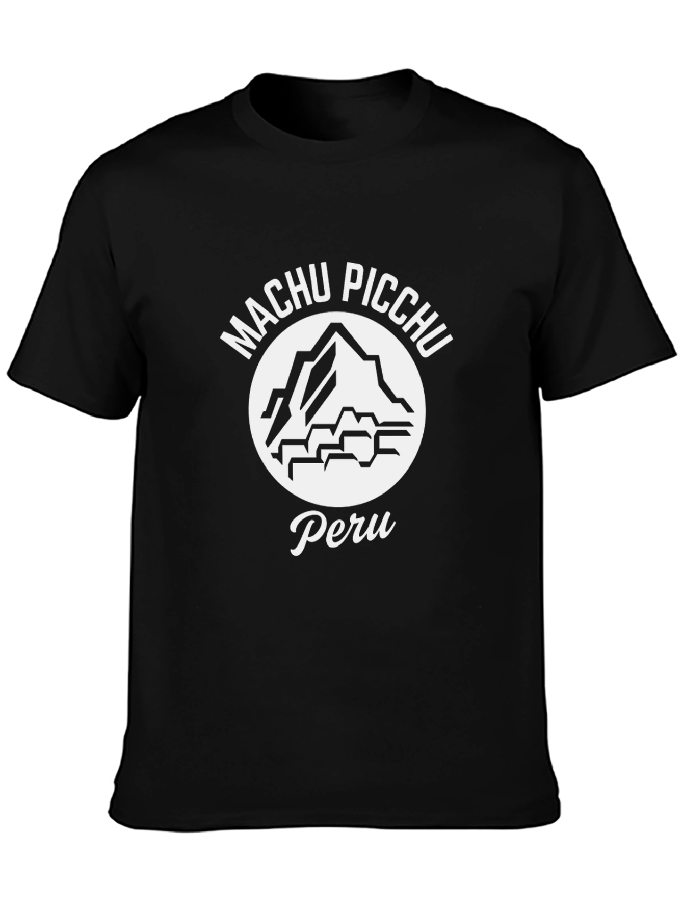 Machu Picchu Peru Black T-Shirt