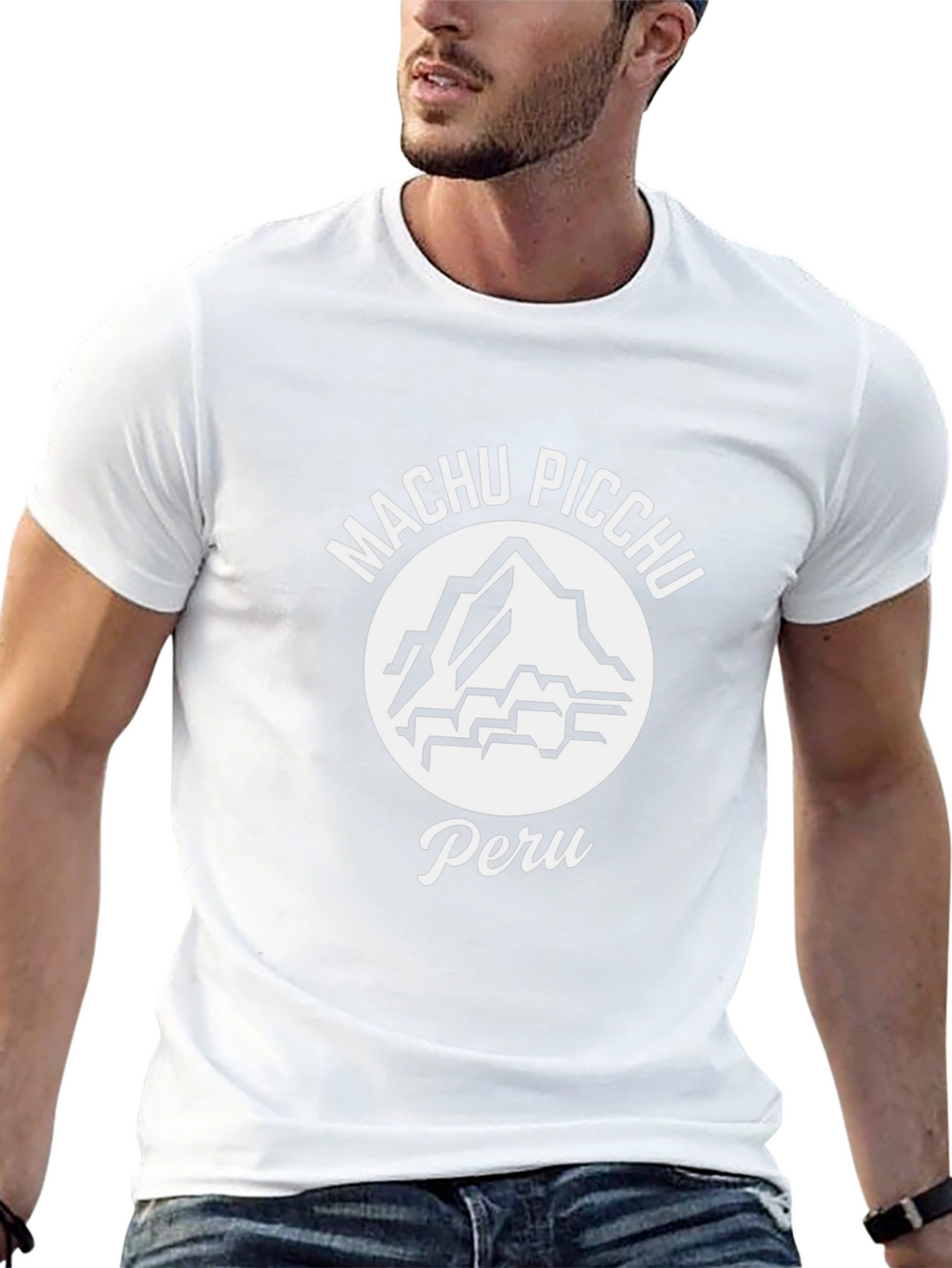 Machu Picchu Peru Black T-Shirt