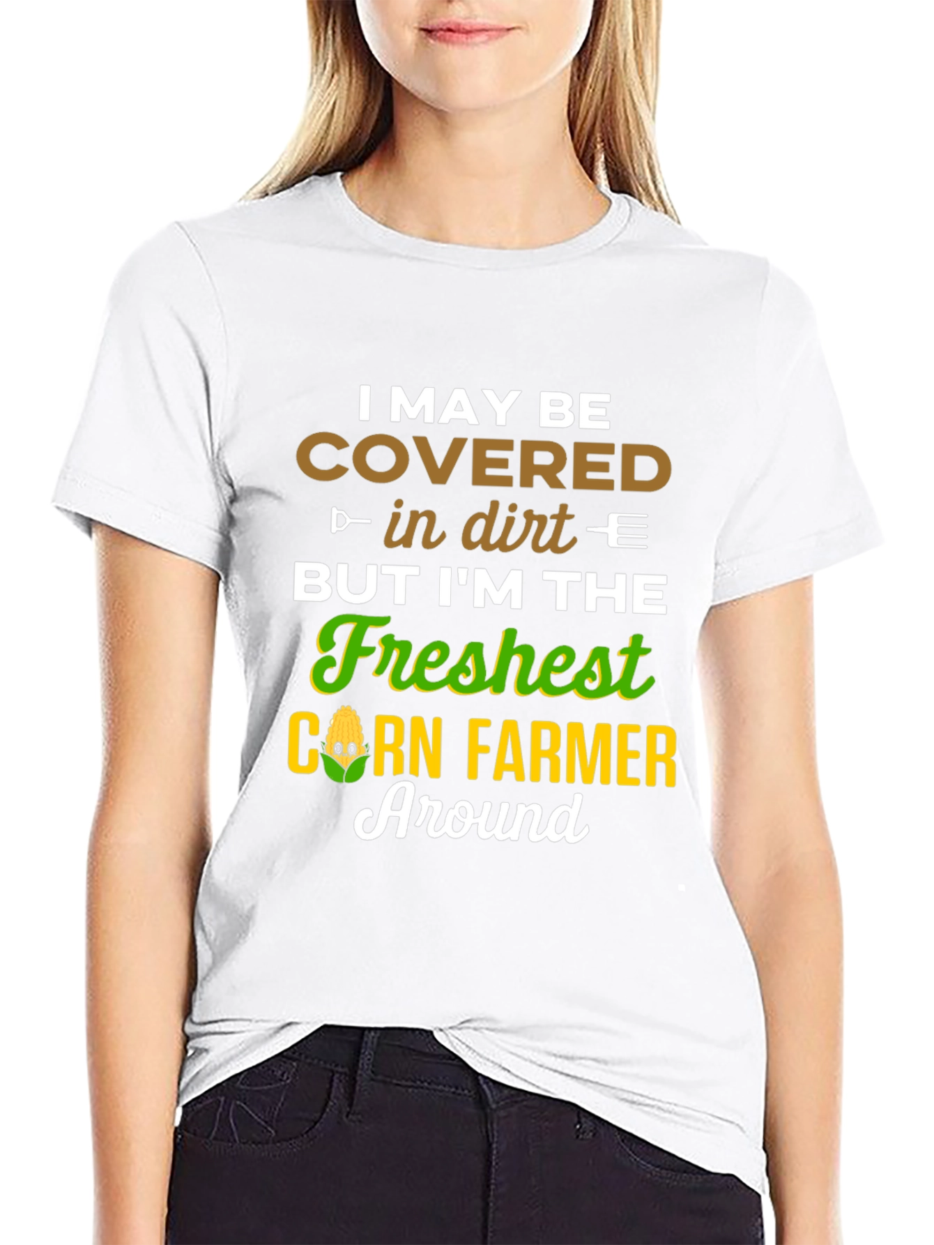 Fresh Corn Farmer T-Shirt - Funny Farming Tee
