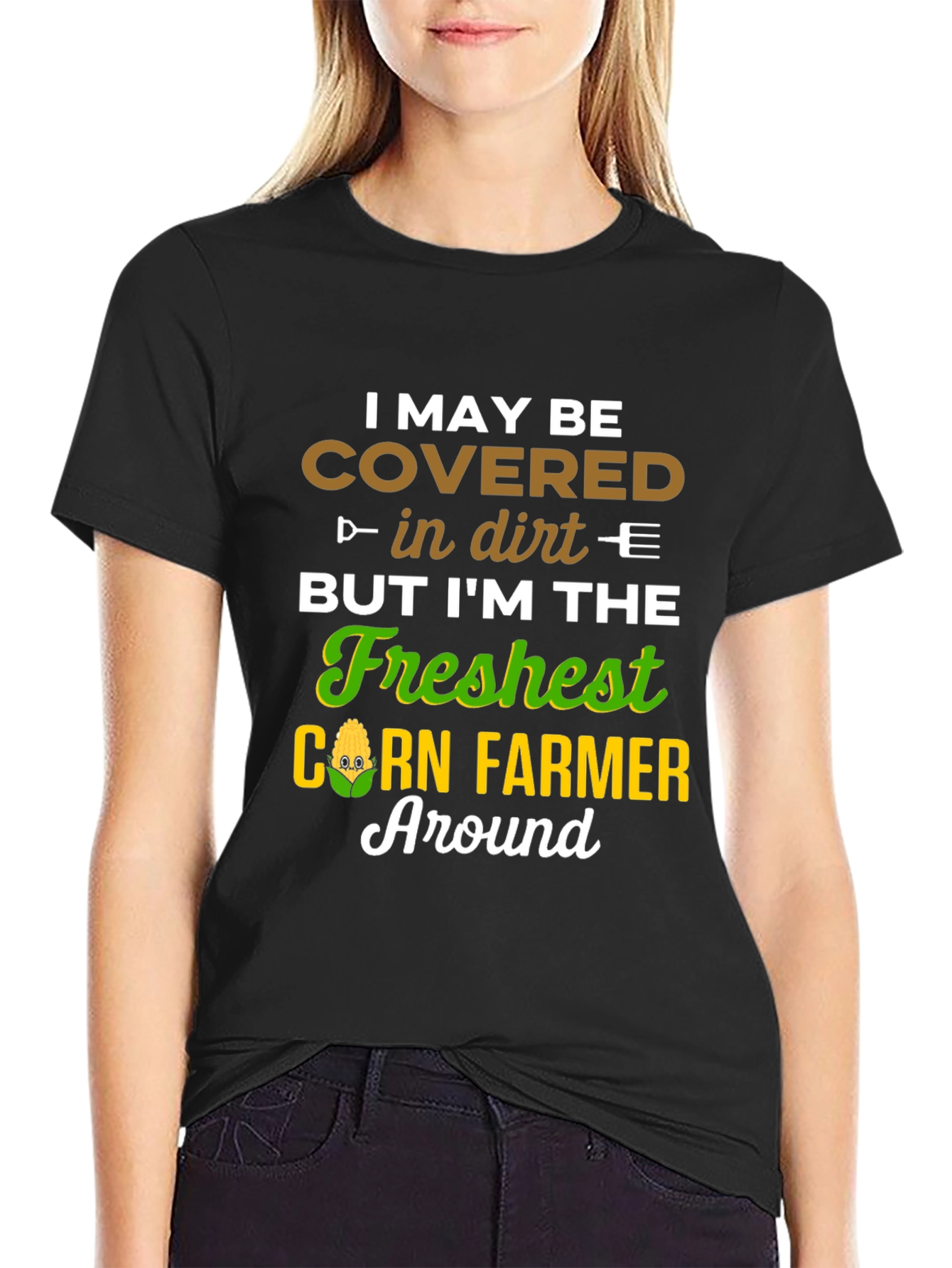 Fresh Corn Farmer T-Shirt - Funny Farming Tee