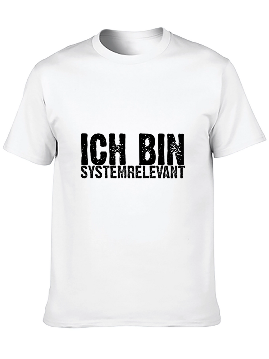 Ich Bin Systemrelevant Black T-Shirt