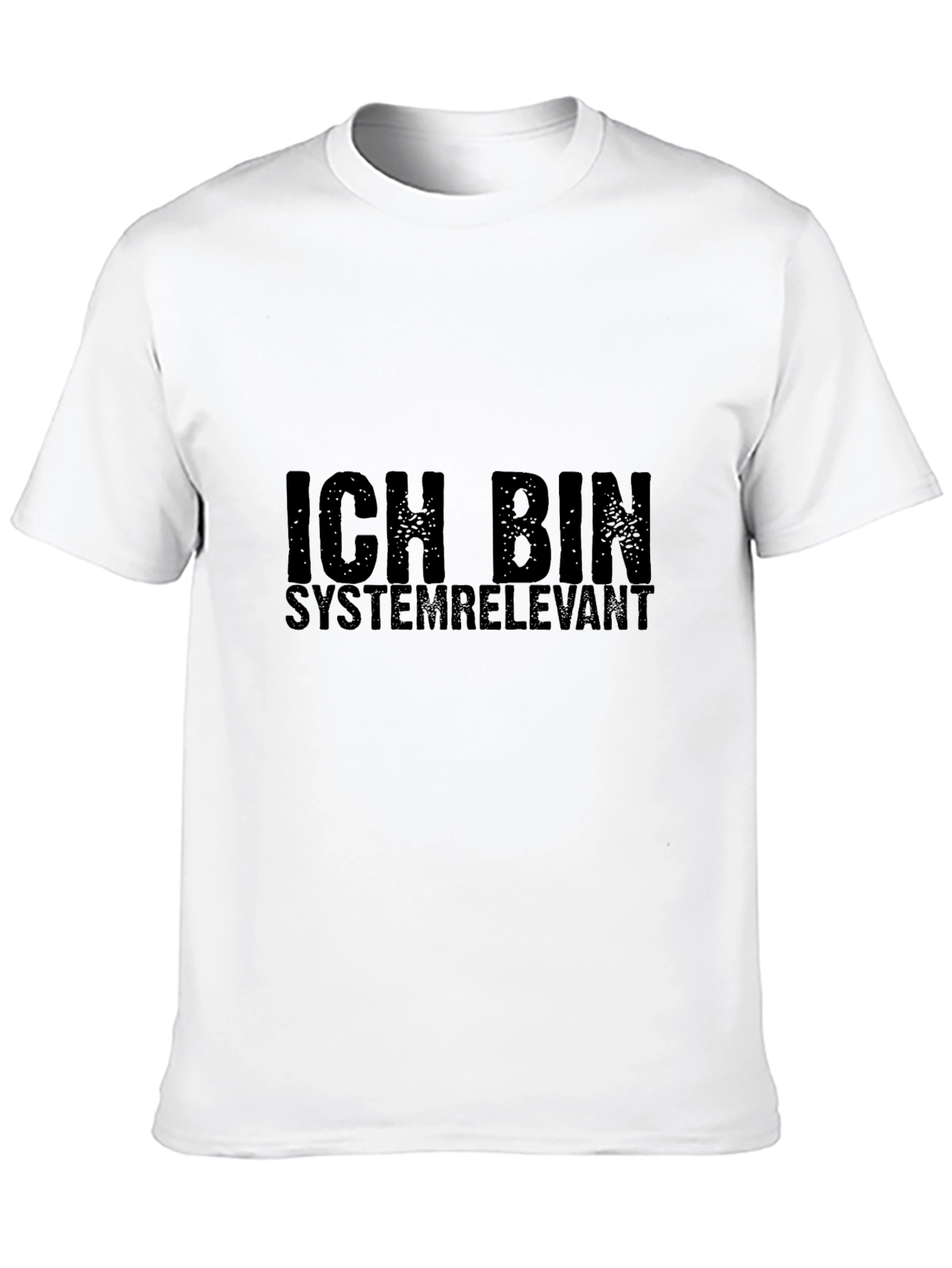 Ich Bin Systemrelevant Black T-Shirt
