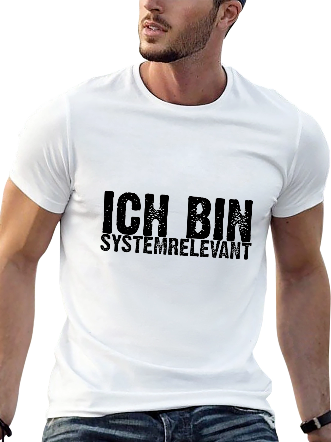 Ich Bin Systemrelevant Black T-Shirt