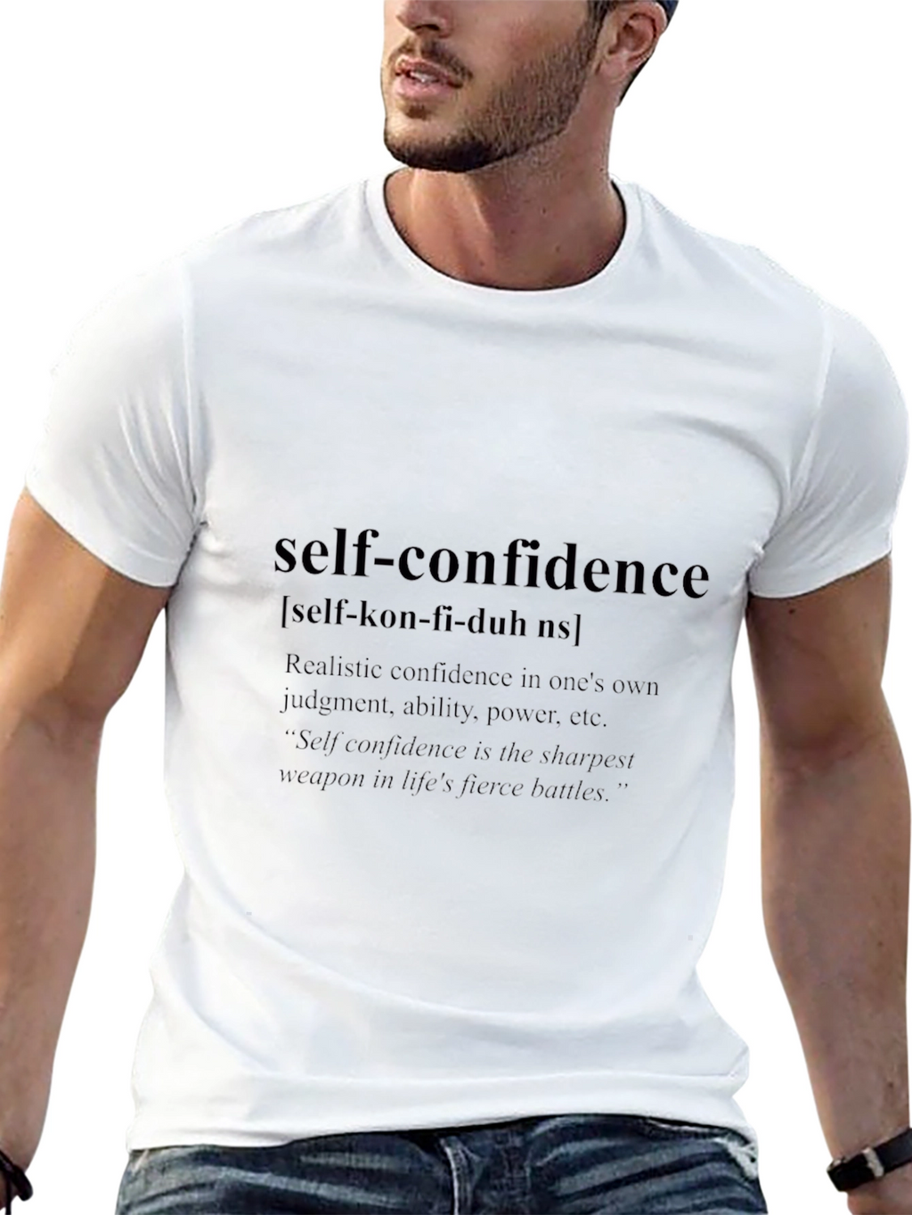 Self-Confidence Definition T-Shirt | Empowering Quote Tee