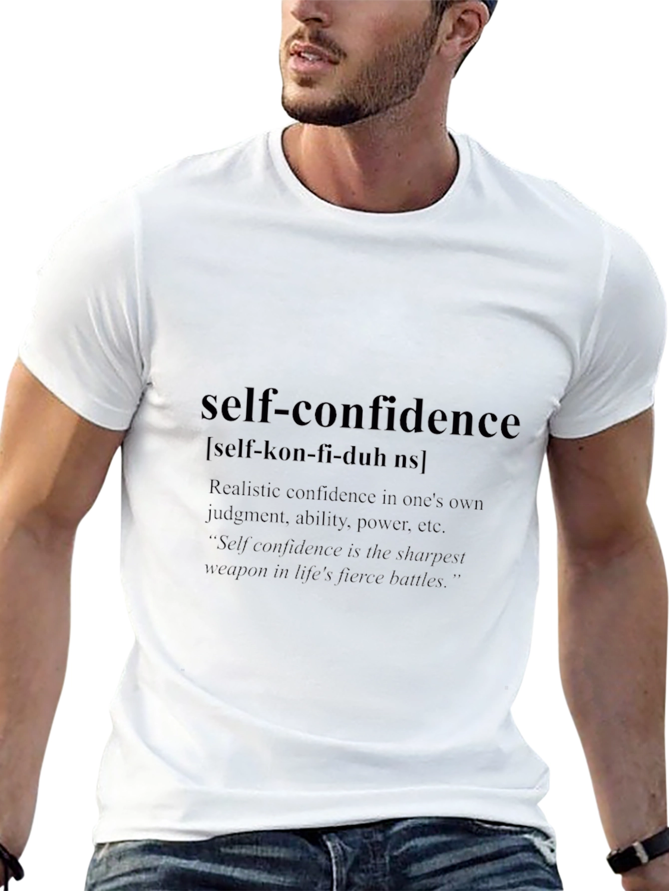 Self-Confidence Definition T-Shirt | Empowering Quote Tee