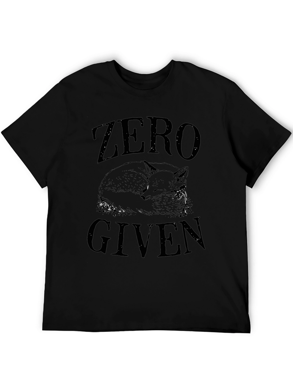 Zero Fox Given T-Shirt - Mens Black Graphic Tee