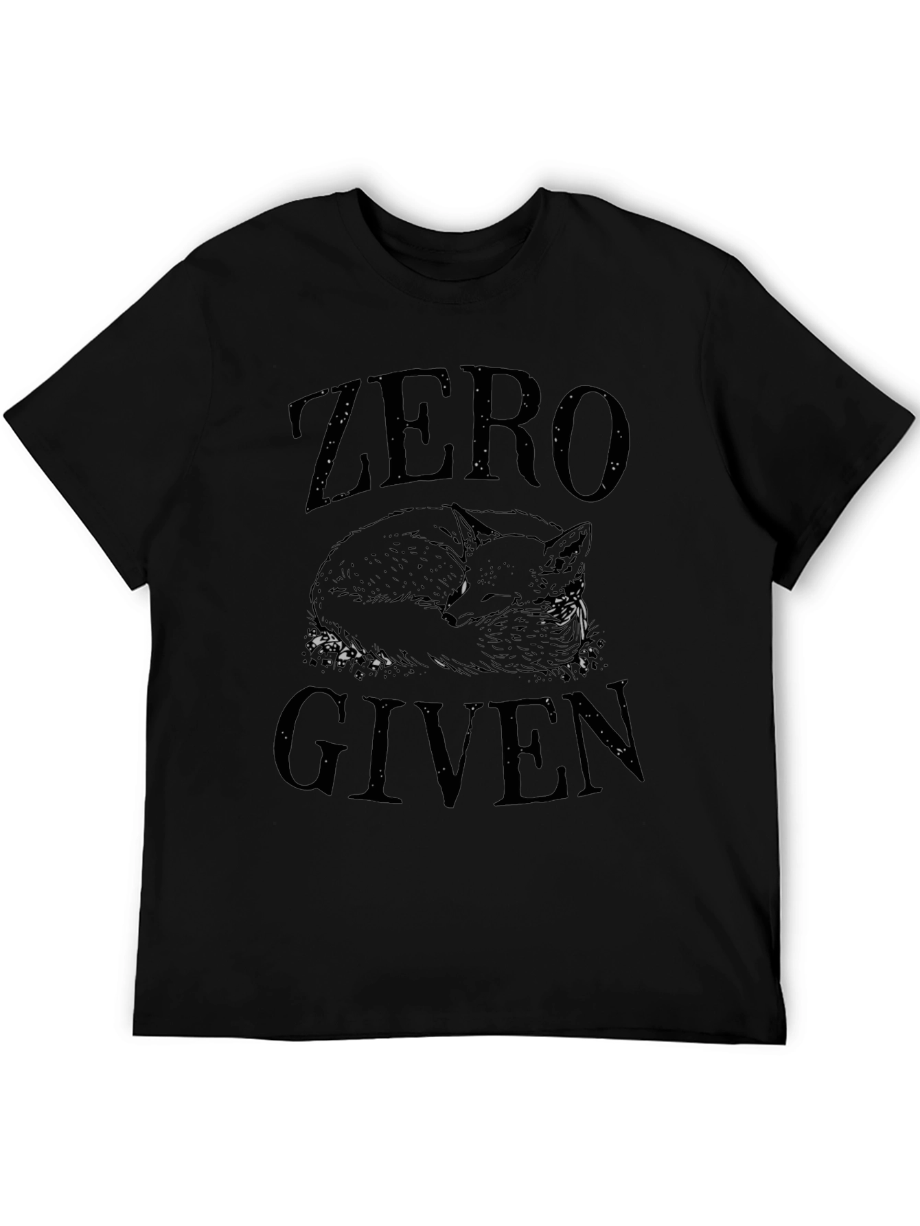 Zero Fox Given T-Shirt - Mens Black Graphic Tee