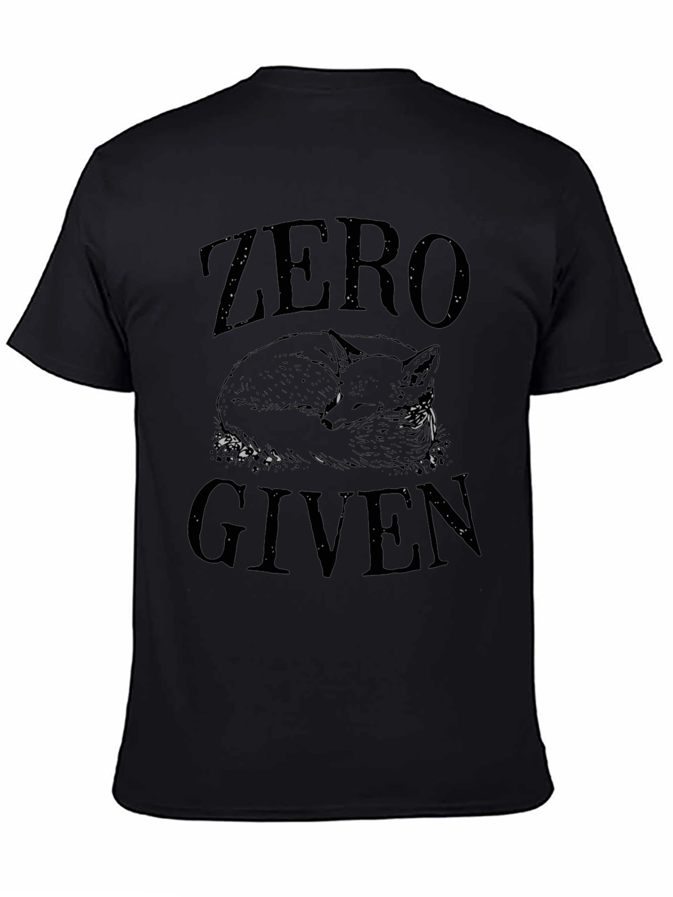 Zero Fox Given T-Shirt - Mens Black Graphic Tee