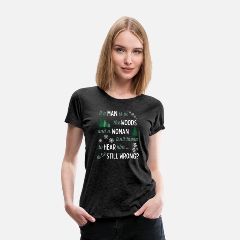 if a man is in the woods is he still wrong