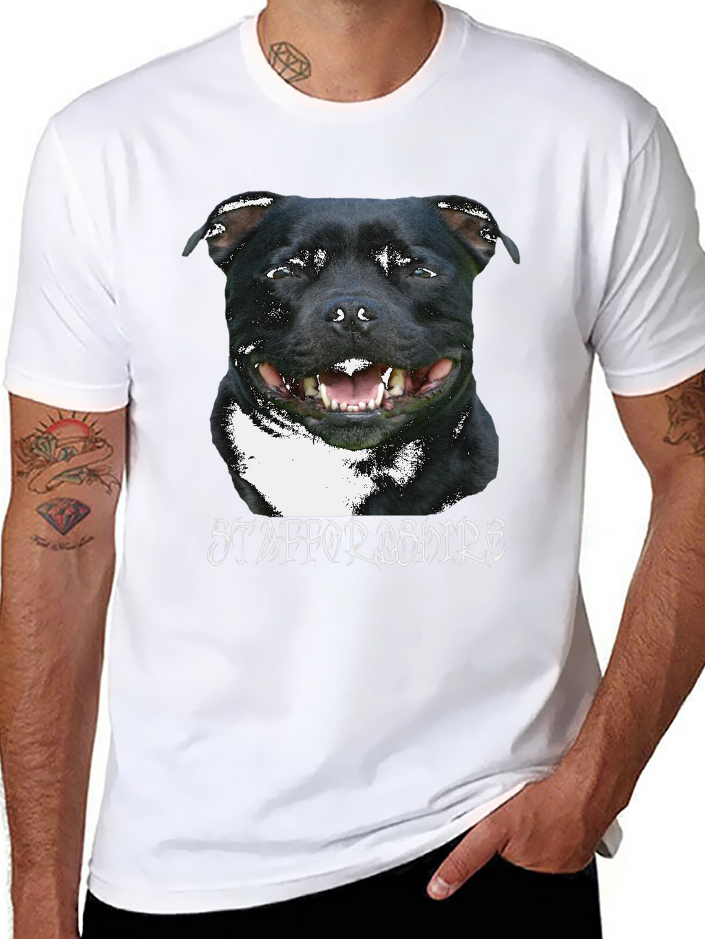 Staffordshire Bull Terrier Graphic T-Shirt