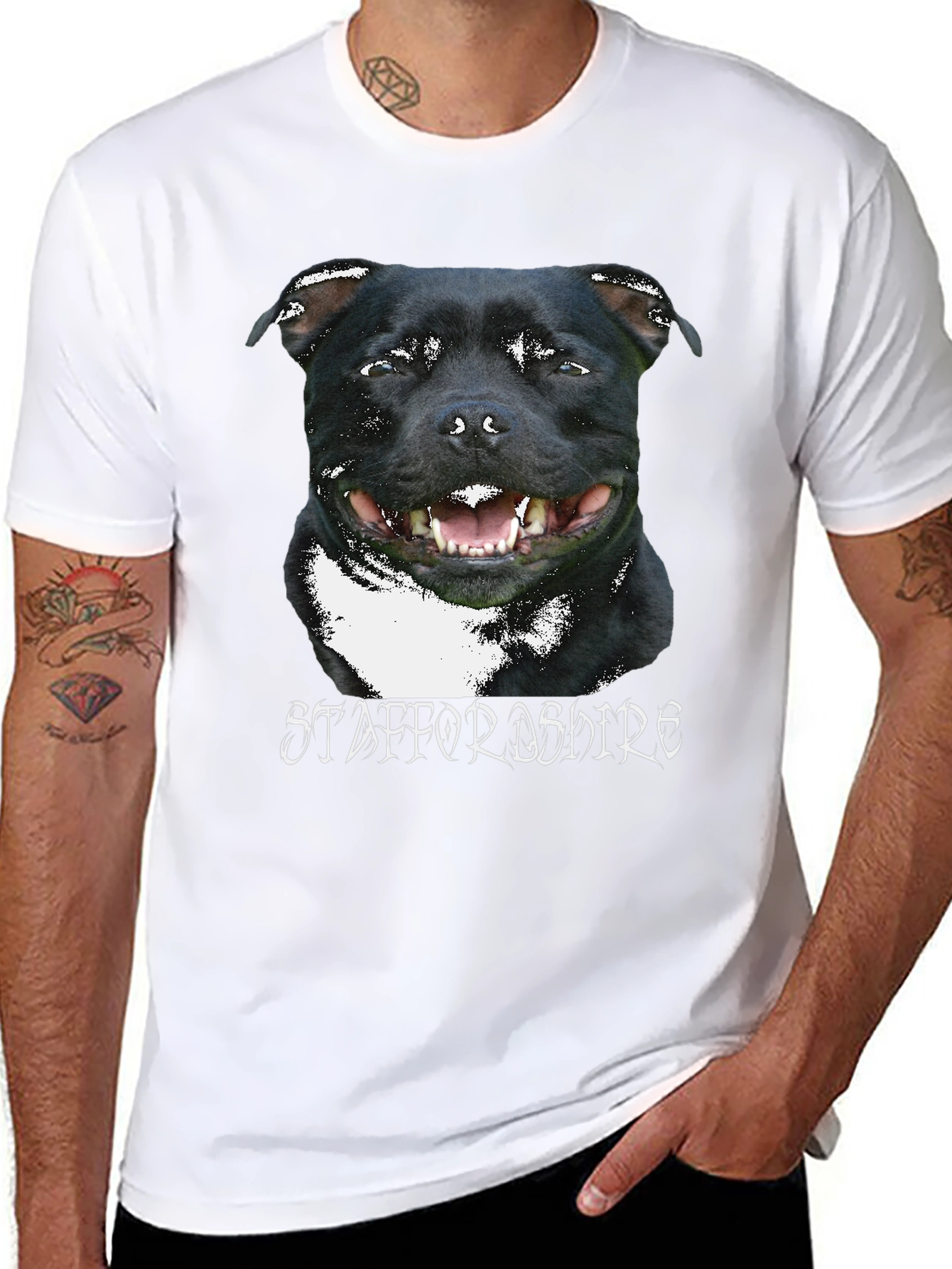Staffordshire Bull Terrier Graphic T-Shirt