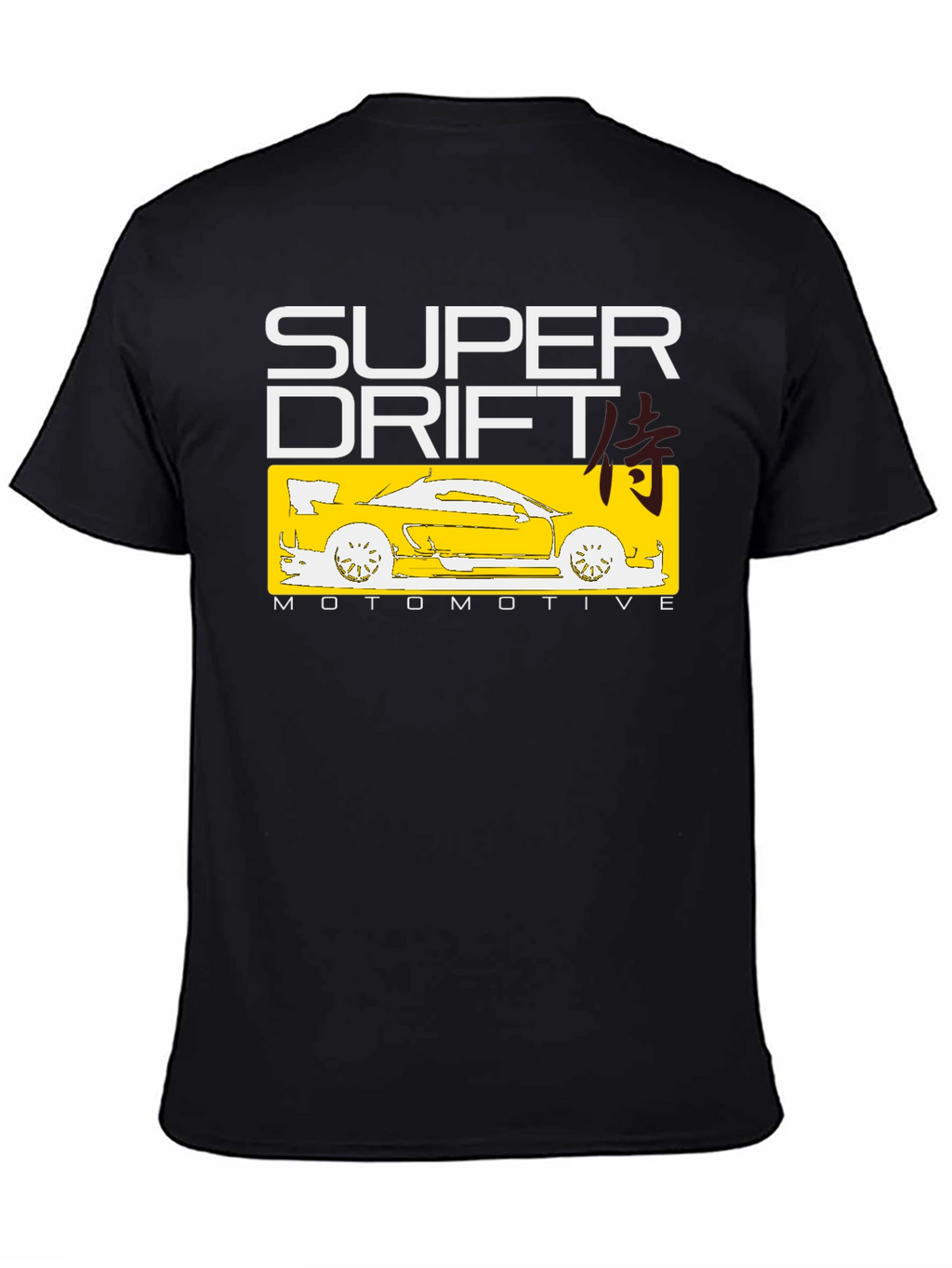 Super Drift Automotive T-Shirt - Black