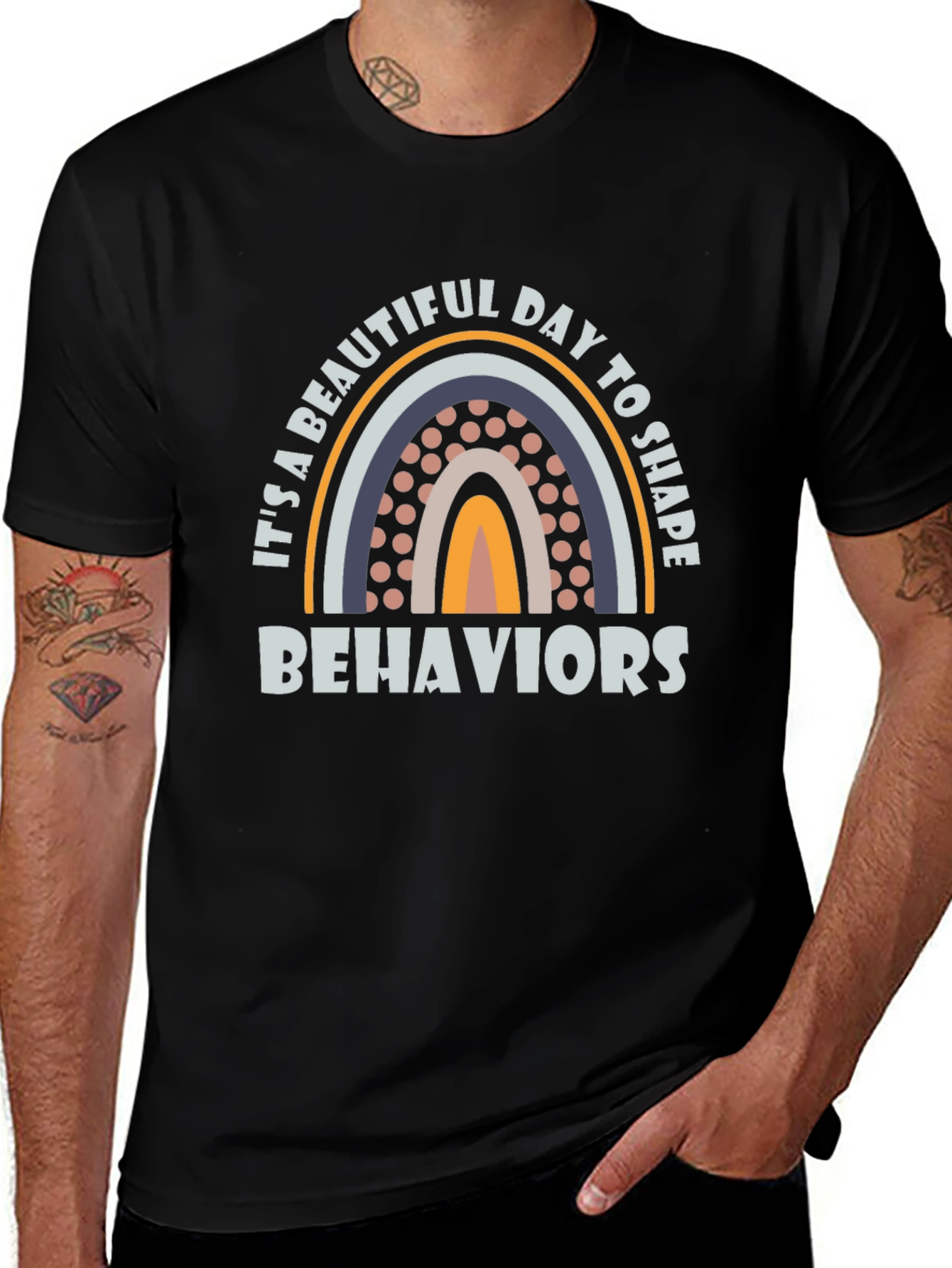 Beautiful Day to Shape Behaviors Rainbow T-Shirt