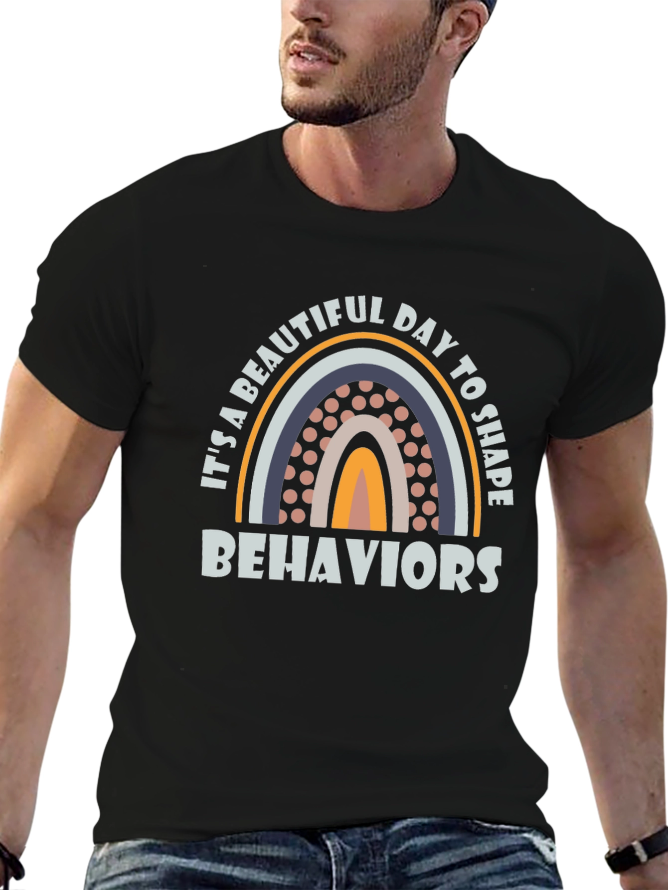 Beautiful Day to Shape Behaviors Rainbow T-Shirt