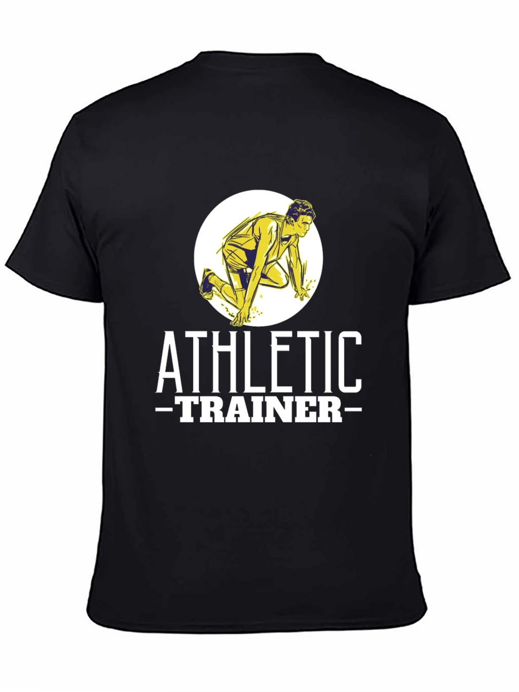 Athletic Trainer Graphic Tee - Black