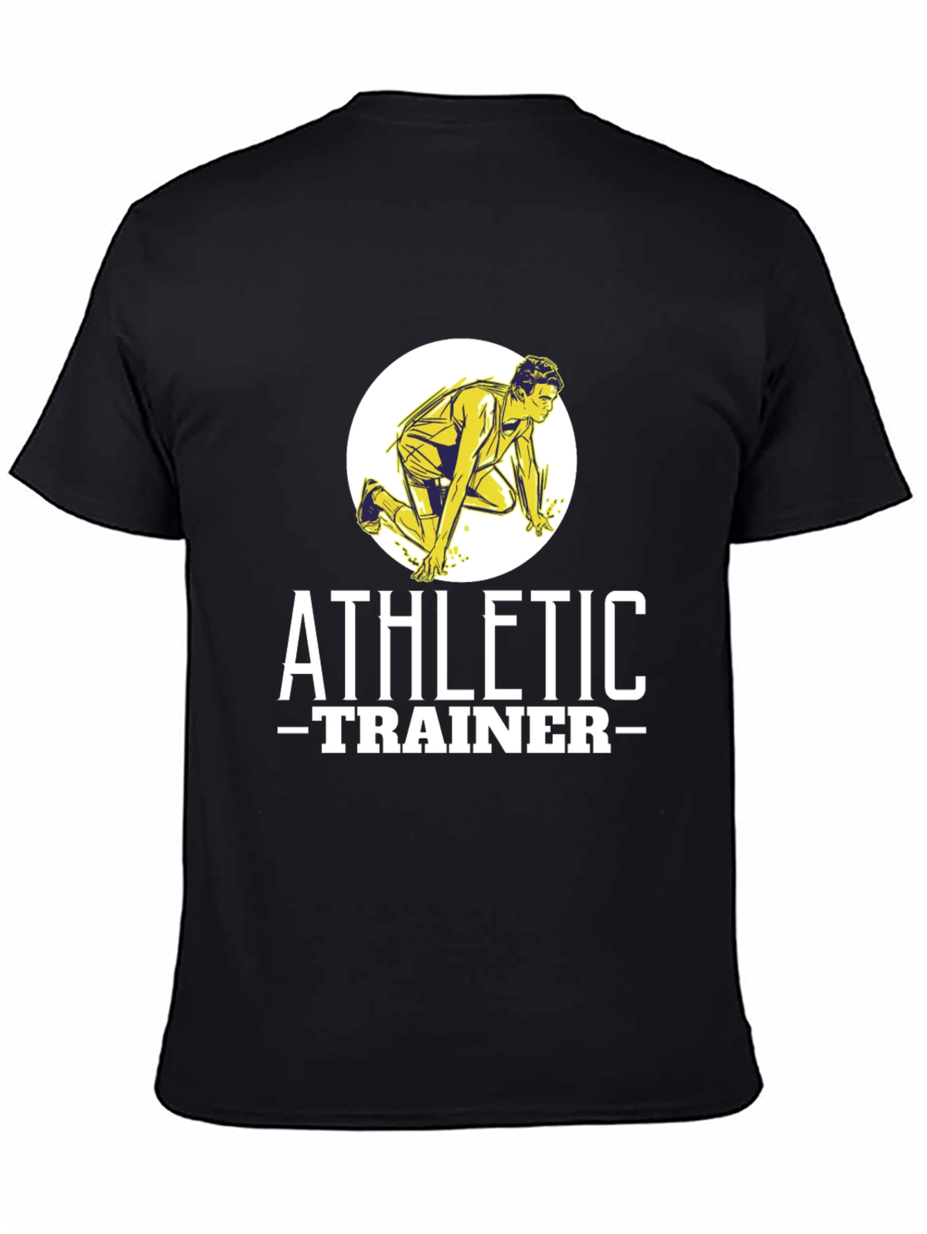 Athletic Trainer Graphic Tee - Black