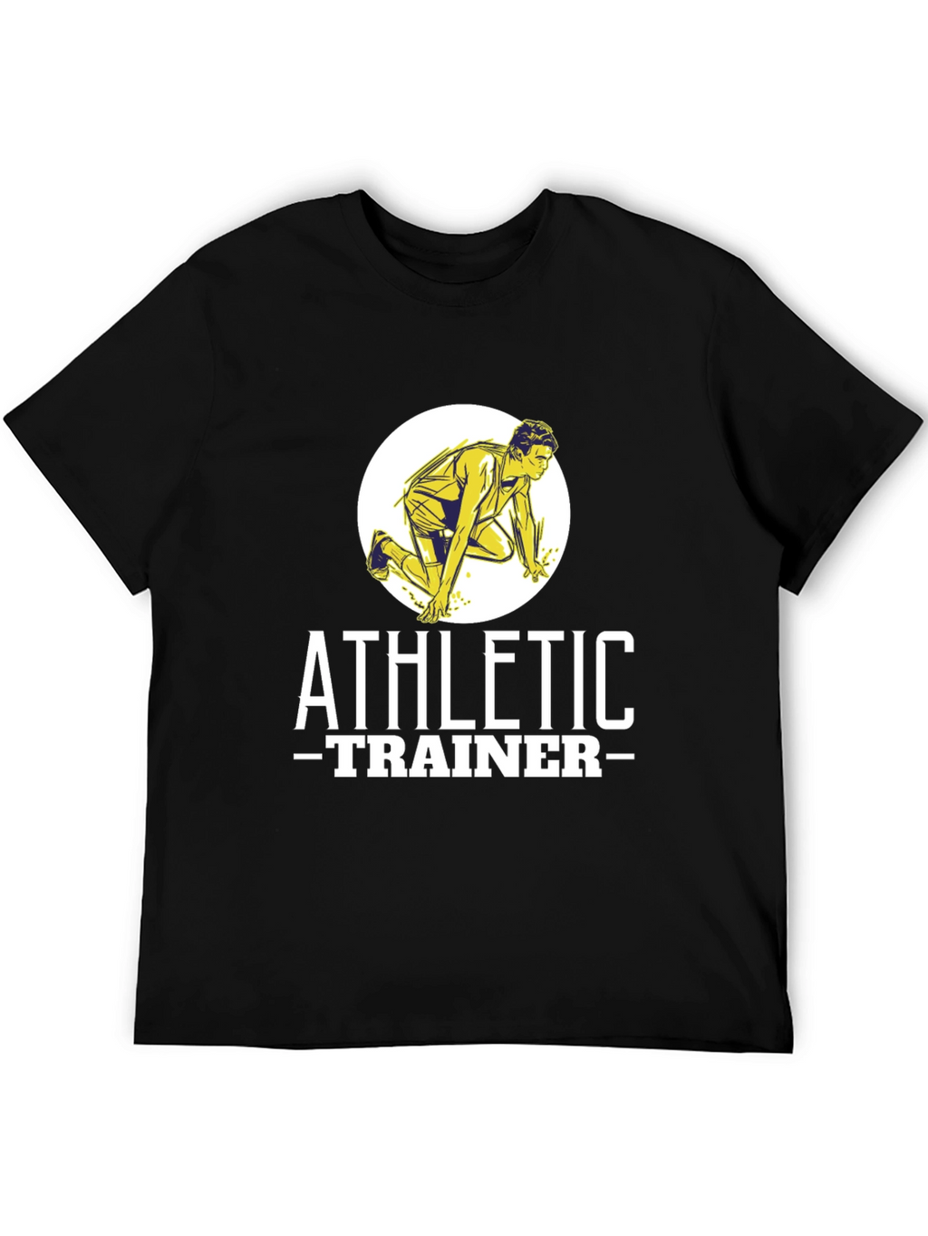 Athletic Trainer Graphic Tee - Black