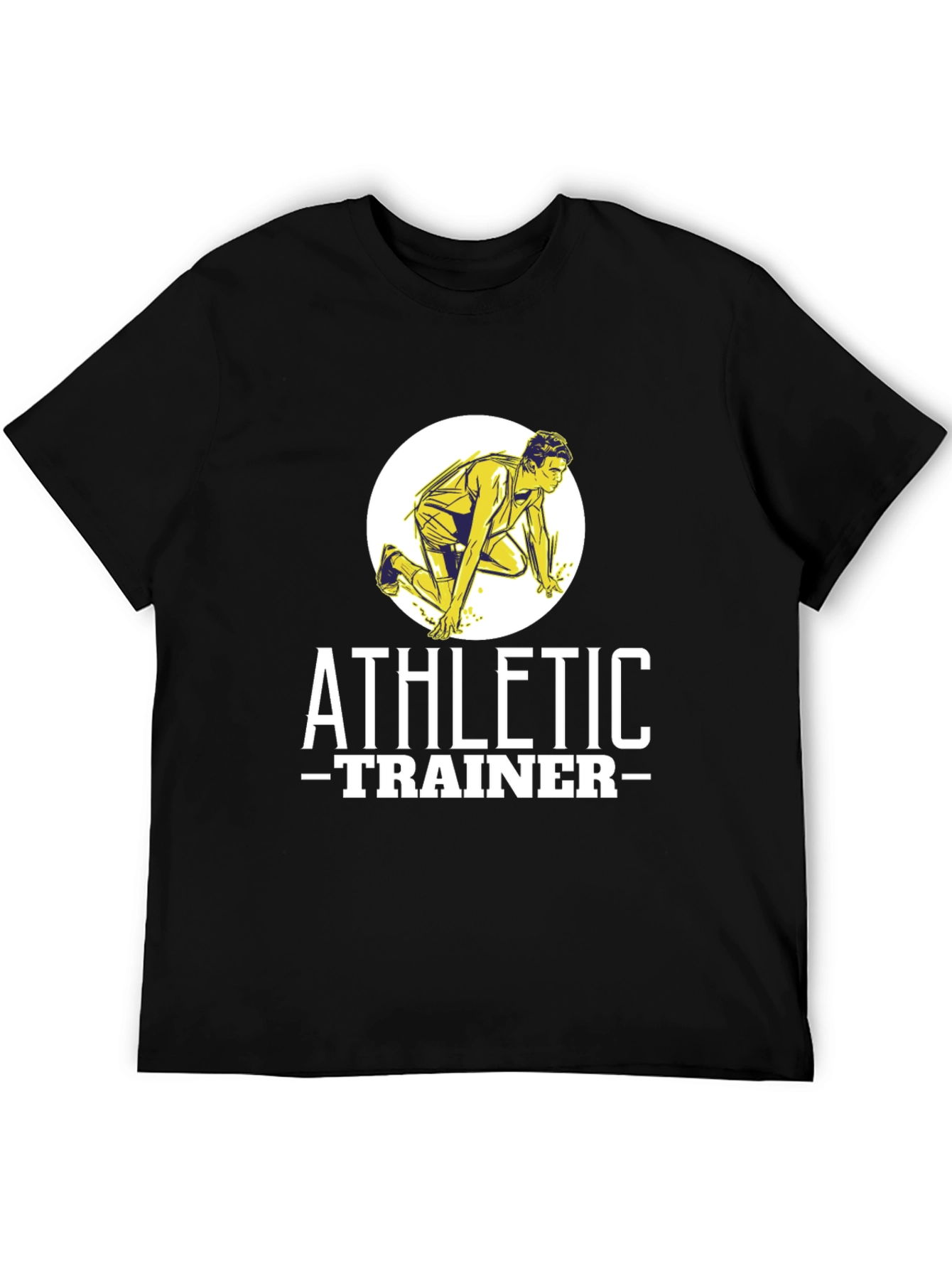 Athletic Trainer Graphic Tee - Black