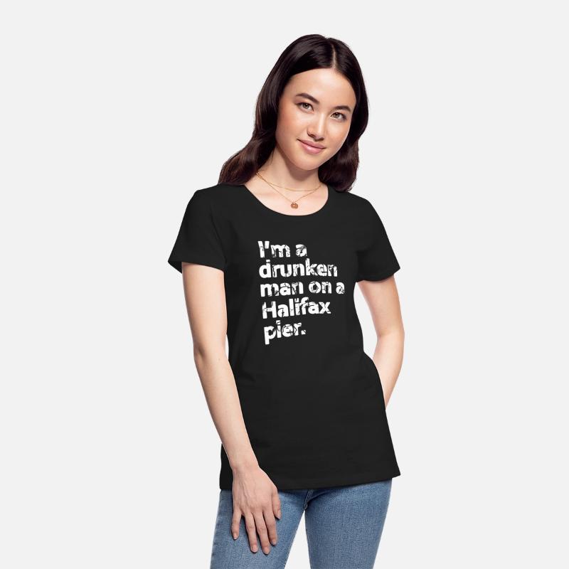 I'm a Drunken Man on a Halifax Pier (White)