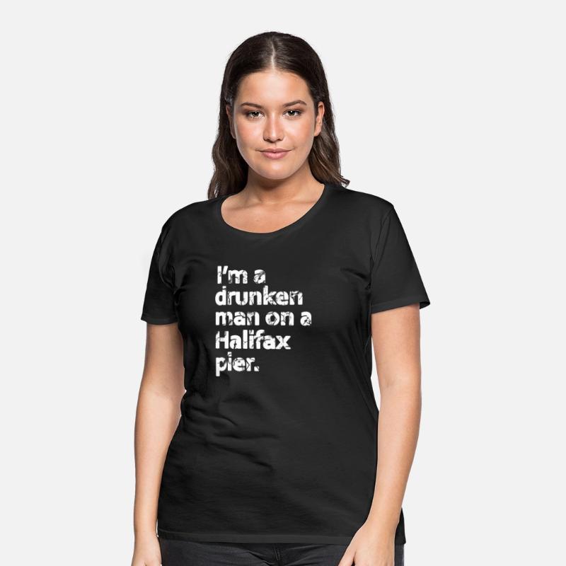 I'm a Drunken Man on a Halifax Pier (White)