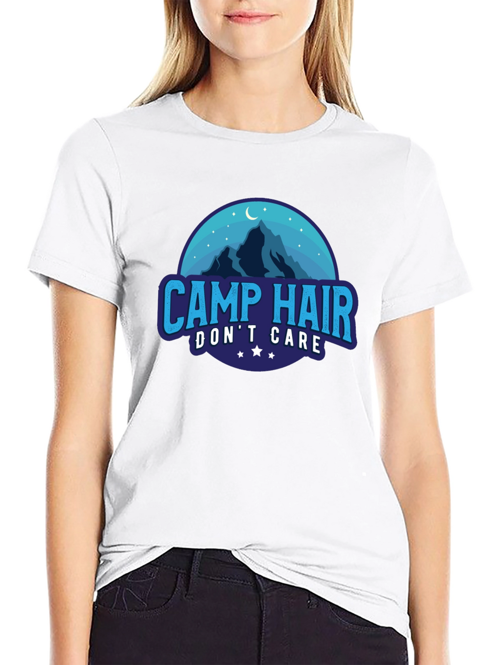 Camp Hair Dont Care Graphic Tee