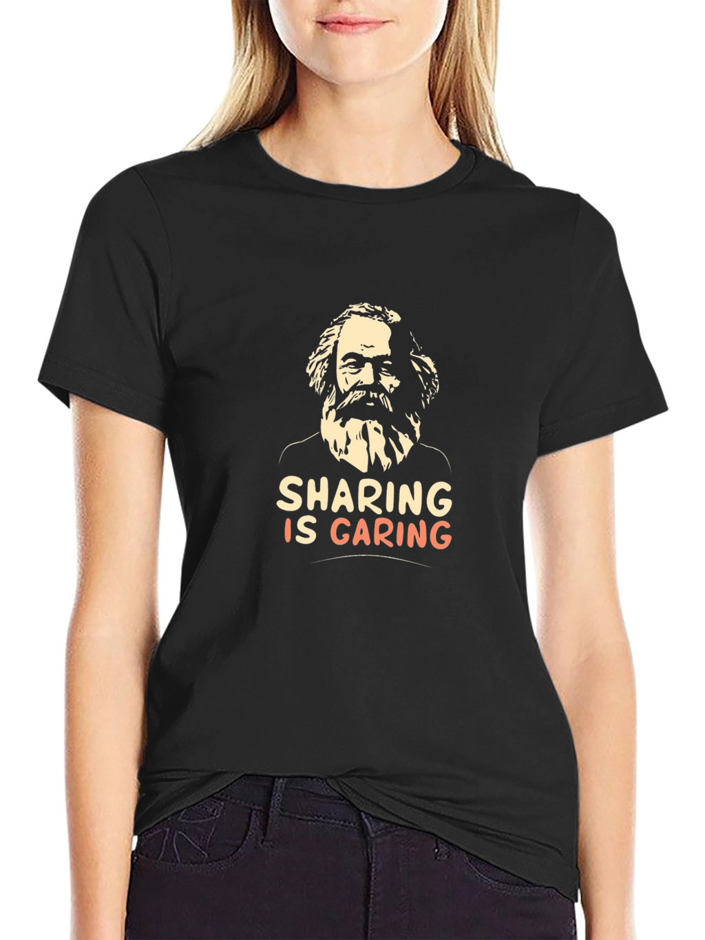 Sharing is Caring Karl Marx T-Shirt