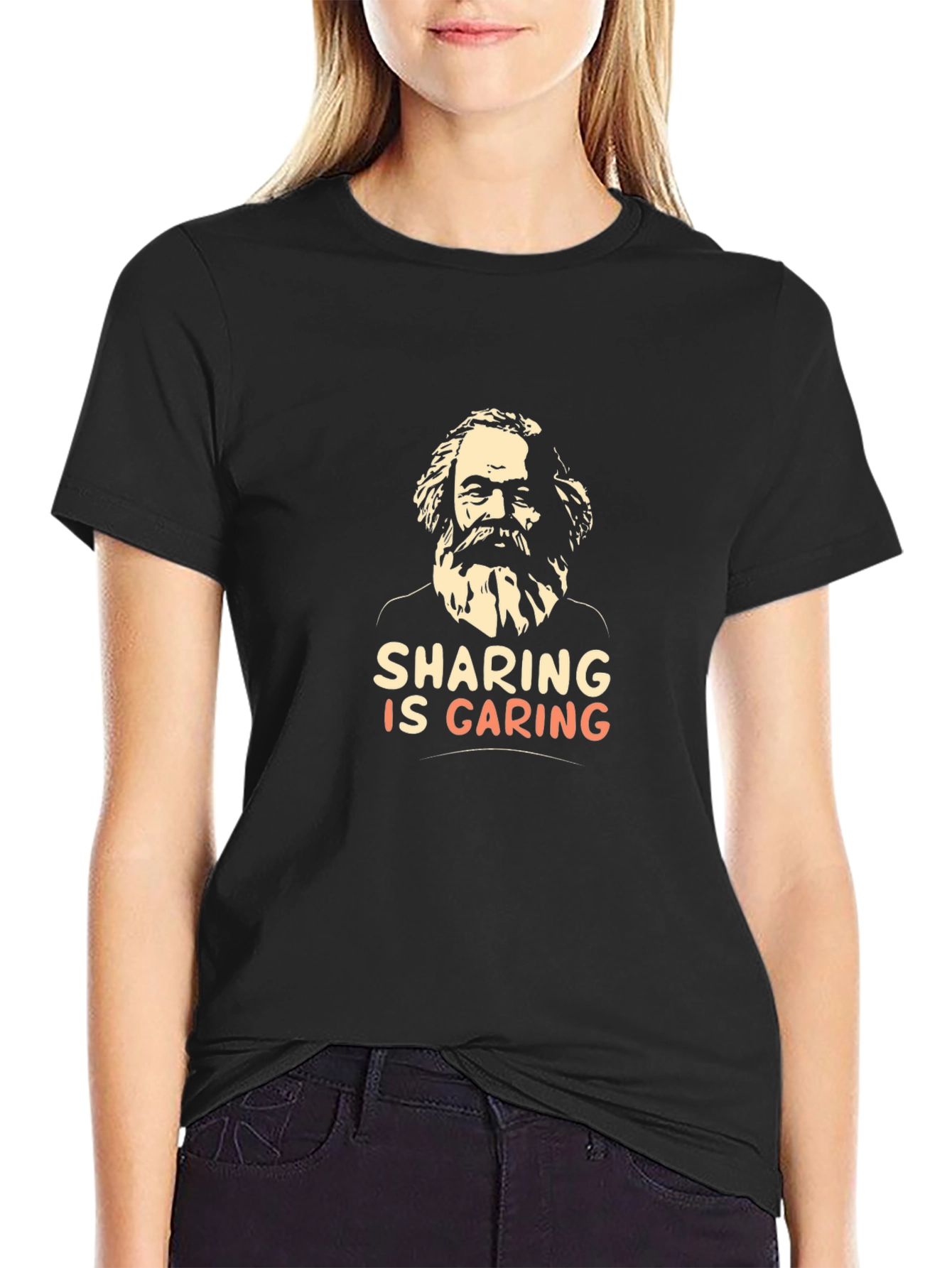 Sharing is Caring Karl Marx T-Shirt