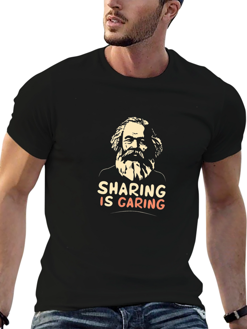 Sharing is Caring Karl Marx T-Shirt