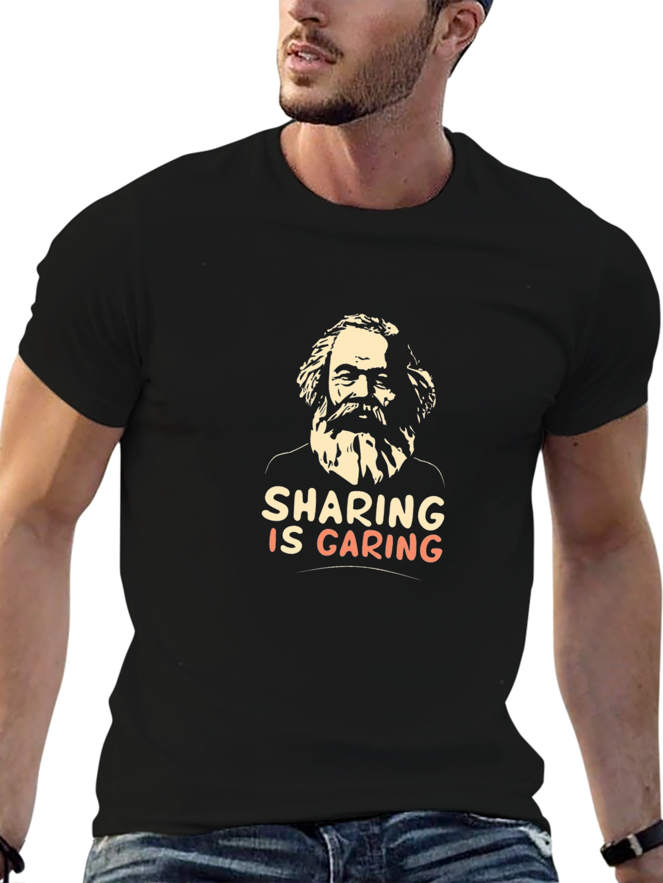 Sharing is Caring Karl Marx T-Shirt