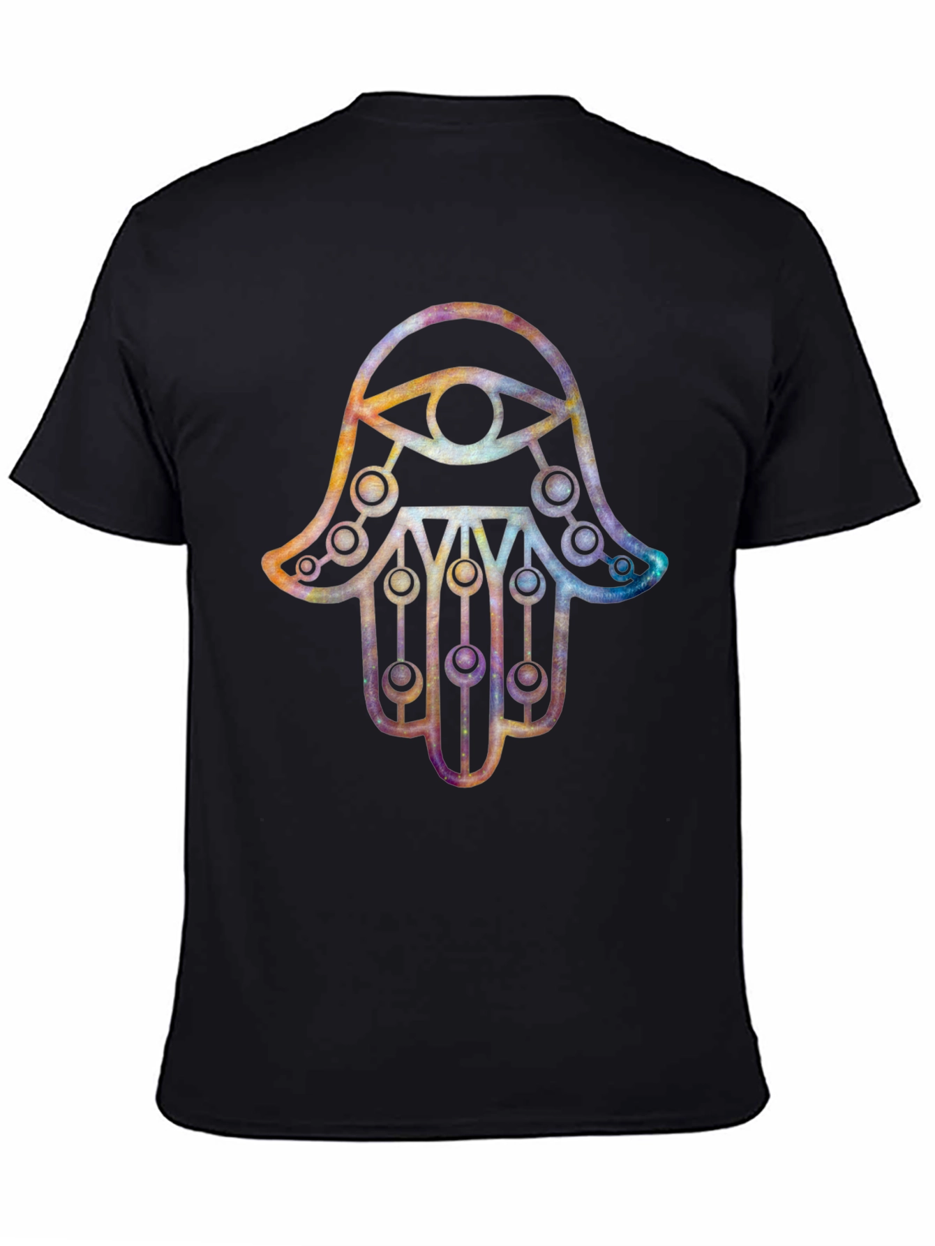 Hamsa Hand Graphic Tee - Lucky Amulet Design