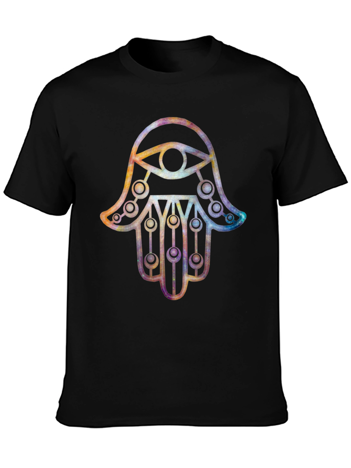 Hamsa Hand Graphic Tee - Lucky Amulet Design