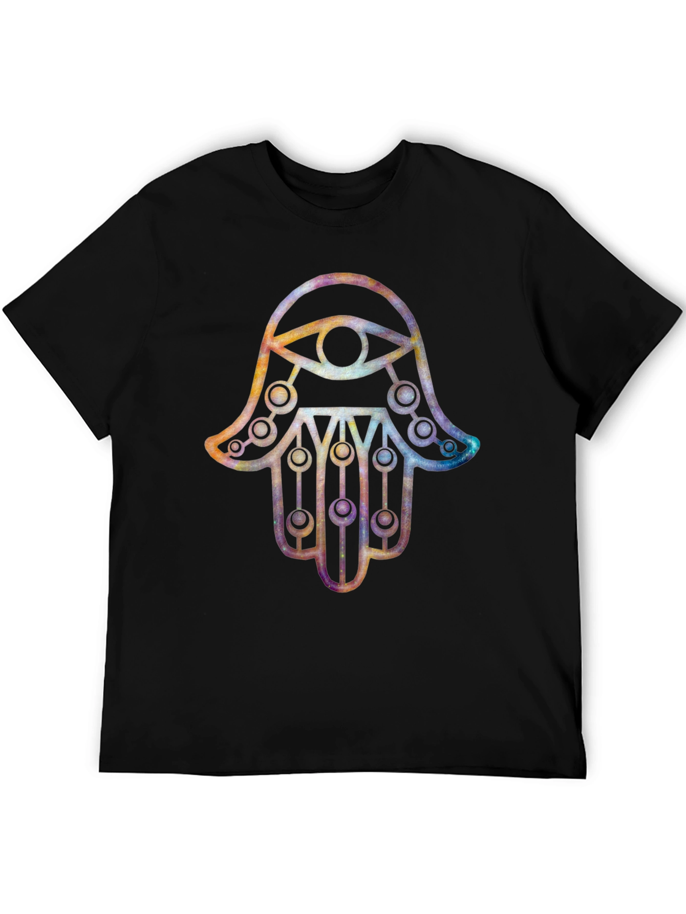 Hamsa Hand Graphic Tee - Lucky Amulet Design