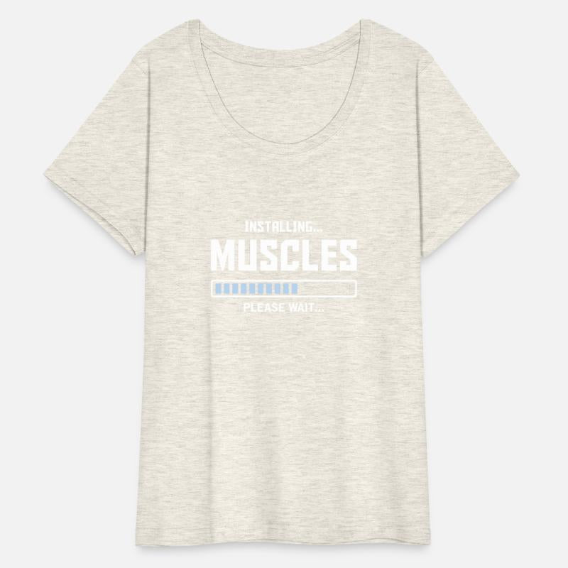 Installing Muscles Please Wait Funny Gym Workout