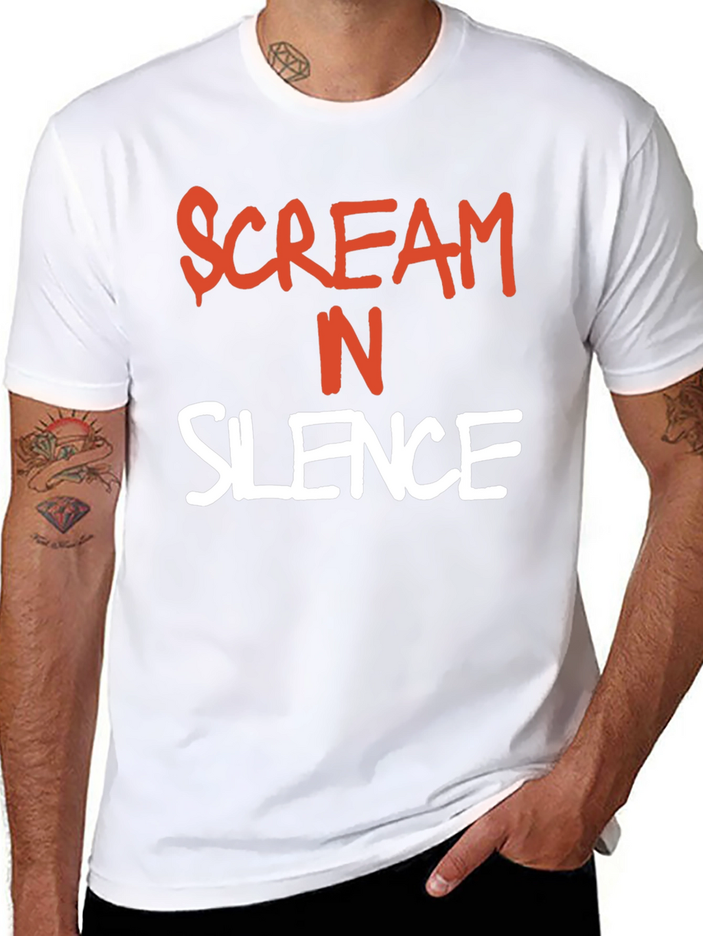 Scream in Silence Graphic Tee